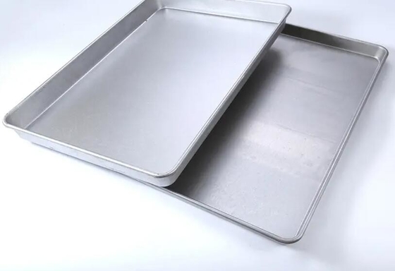 China Silver Lightweight Aluminium Tray Heat Resistant with FDA Approval supplier